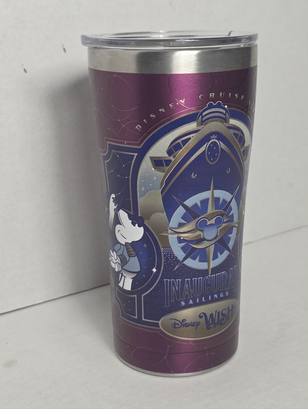 Disney Cruise Line Inaugural Tervis Stainless Steel Tumbler-Cup Make-A-Wish
